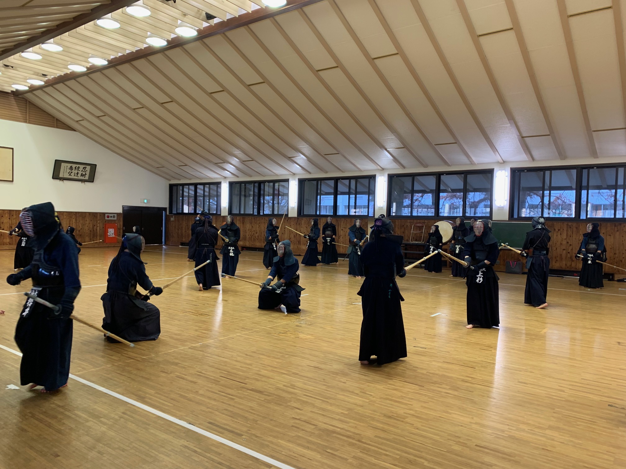 令和五年 体育会剣道部 寒稽古風景 | 東海大学湘南校舎体育会剣道部
